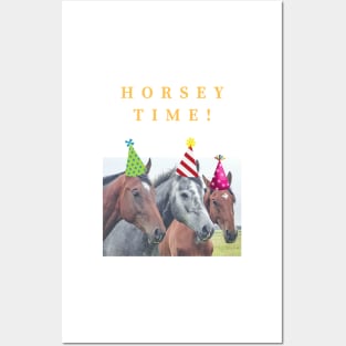 Horsey Time--for Horse Lovers Posters and Art